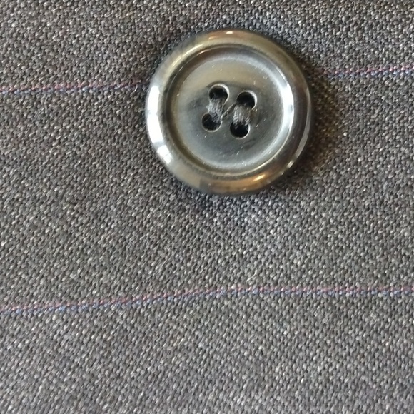 Alexandre London Charcoal Gray Pinstripe Wool Suit 44R (Tailored in England) - Picture 6 of 15